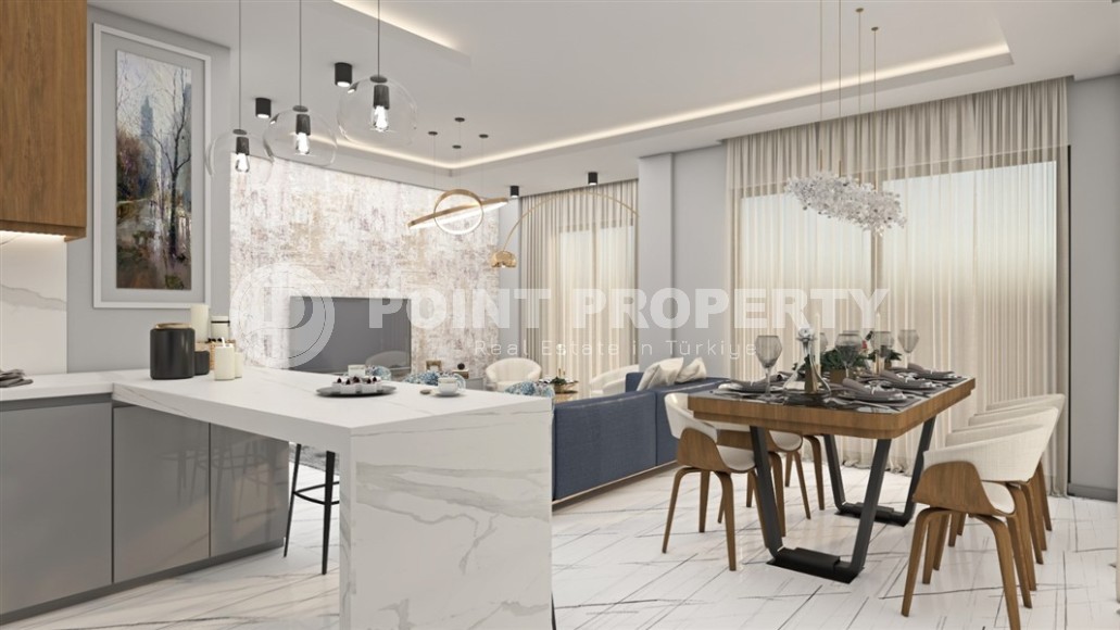 Апартаменты в жилом комплексе на этапе строительства, с возможностью оформления вида на жительство в Турции-id-5844-фото-3