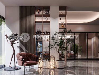 Компактная квартира с двумя спальными комнатами, в престижном районе Аланьи - Верхняя Оба-id-5852-фото-3