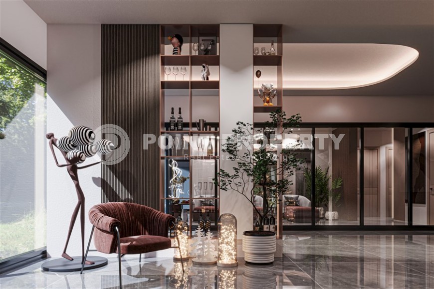 Компактная квартира с двумя спальными комнатами, в престижном районе Аланьи - Верхняя Оба-id-5852-фото-3