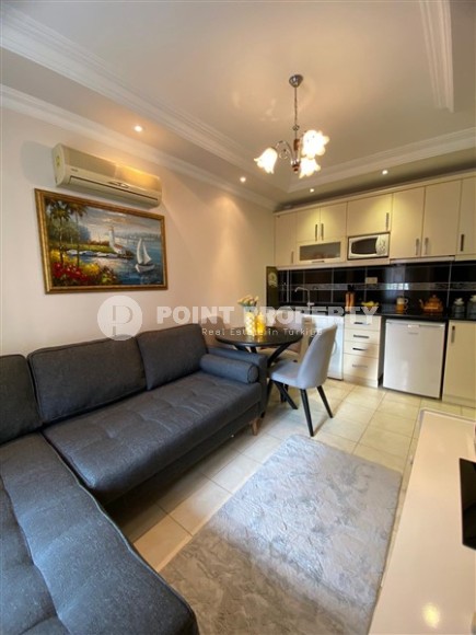 Компактная, готовая к проживанию квартира 1+1, общей площадью 45 м2, в самом центре Аланьи-id-5794-фото-7