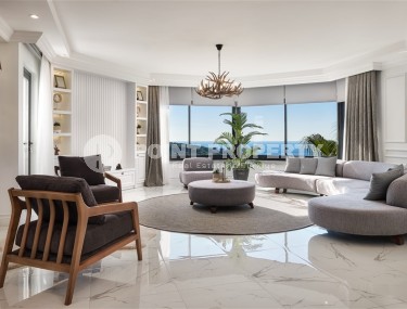 Luxury 4+2 villa with an area of 235 m2 with a private garden plot and a swimming pool in the Kargicak area-id-1012-photo-2