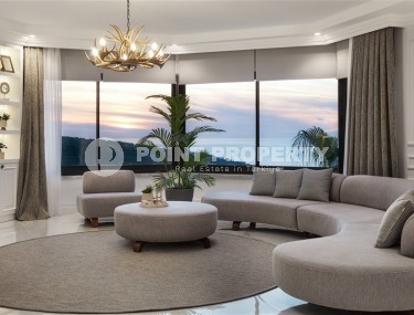 Luxury 4+2 villa with an area of 235 m2 with a private garden plot and a swimming pool in the Kargicak area-id-1012-photo-5