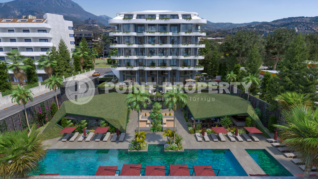 Premium class investment project in the ecologically clean area of Kargicak, just 20 meters from the sea.-id-1002-photo-1