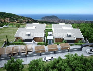 Новые виллы с собственным бассейном и садом в элитном районе Аланьи - Тепе-id-5867-фото-3