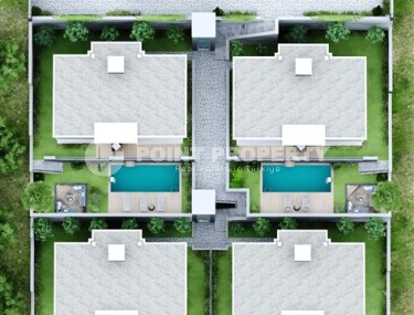 Новые виллы с собственным бассейном и садом в элитном районе Аланьи - Тепе-id-5867-фото-4