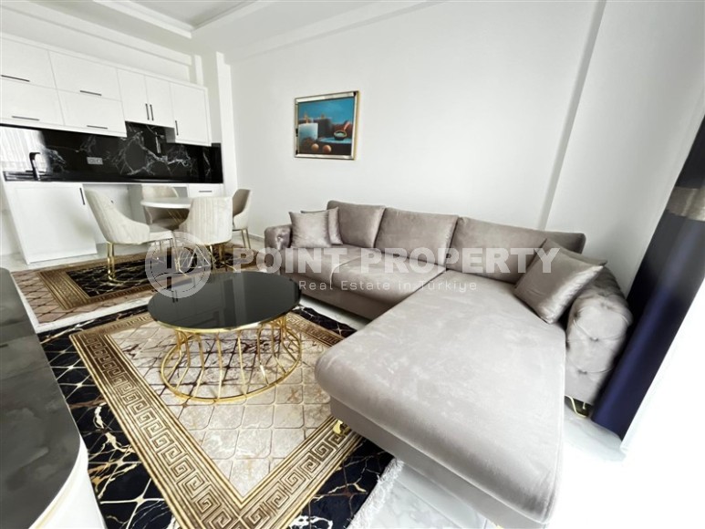 New furnished 1+1 apartment, with a total area of 52 m2, in a picturesque, quiet area of Alanya - Upper Oba-id-5870-photo-2