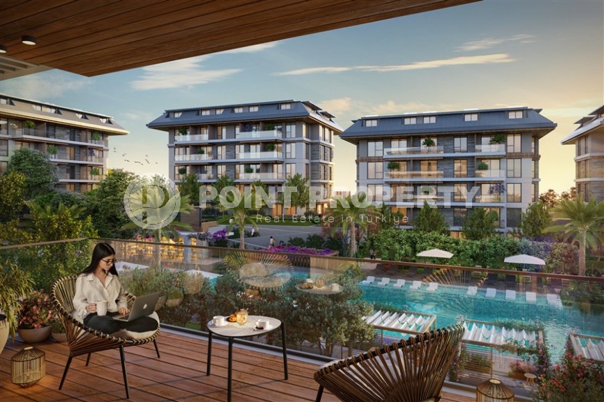 Standard and duplex apartments 45 - 210 m2 with the possibility of installments in the residence at the design stage, Oba district-id-4084-photo-10