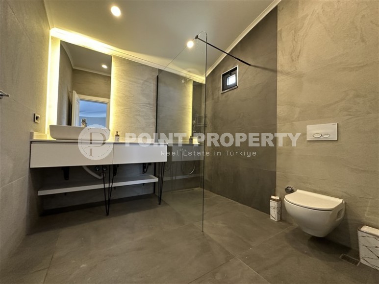 Stylish new villa 200 meters from the beach, in a quiet area of Alanya - Payallar-id-5875-photo-16