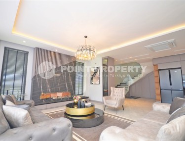 Современная триплексная вилла 4+1 в районе Каргыджак, 2022 года постройки-id-3152-фото-3