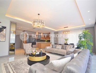 Современная триплексная вилла 4+1 в районе Каргыджак, 2022 года постройки-id-3152-фото-4