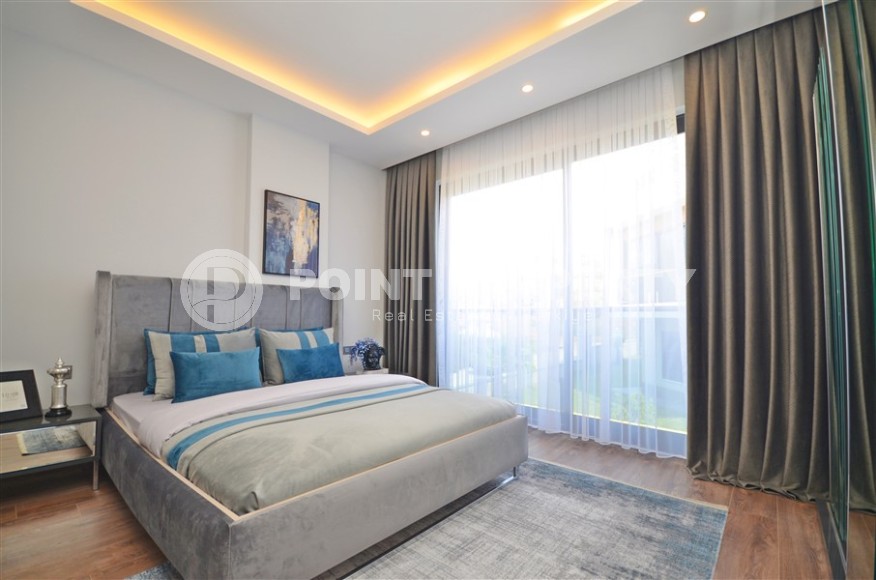 Современная триплексная вилла 4+1 в районе Каргыджак, 2022 года постройки-id-3152-фото-15