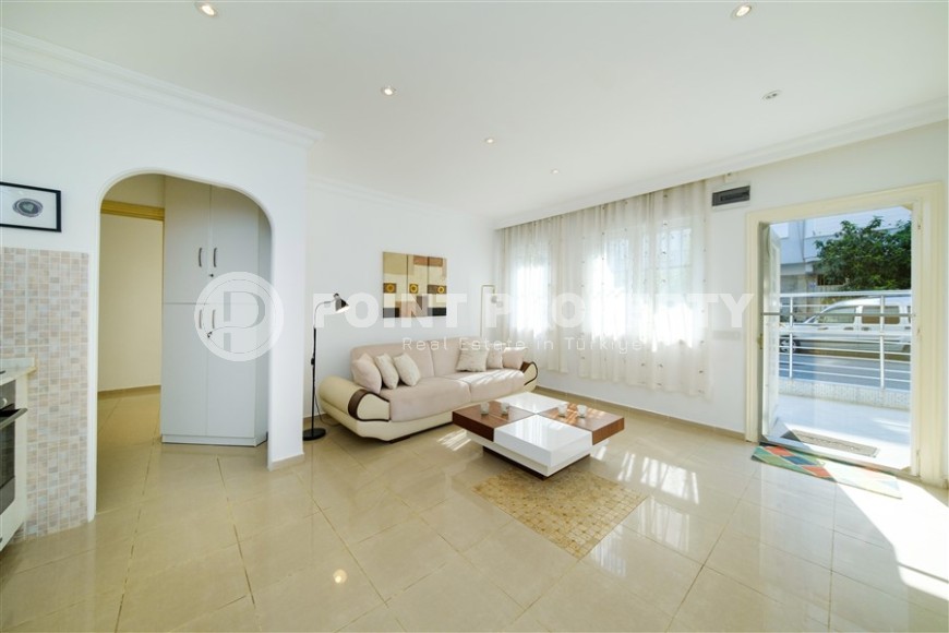 Большая светлая квартира с хорошим ремонтом, на 1-м этаже в доме 2008 года постройки, в самом центре Аланьи-id-5897-фото-2