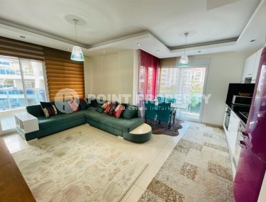 Стильная квартира с современным дизайном, в 800 метрах от моря, в центре спокойного района Аланьи - Джикджилли-id-5906-фото-1