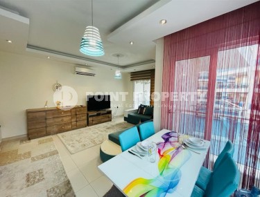 Стильная квартира с современным дизайном, в 800 метрах от моря, в центре спокойного района Аланьи - Джикджилли-id-5906-фото-3