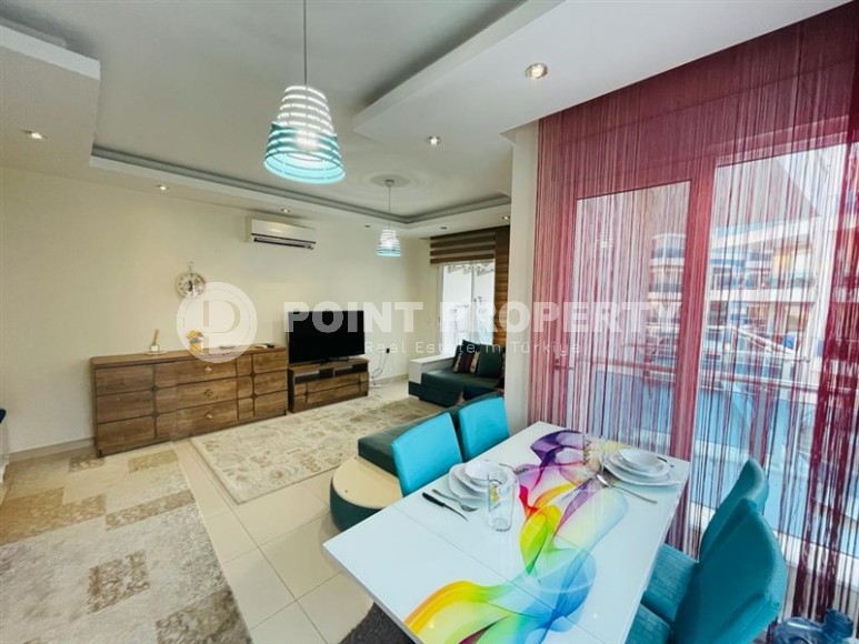 Стильная квартира с современным дизайном, в 800 метрах от моря, в центре спокойного района Аланьи - Джикджилли-id-5906-фото-3