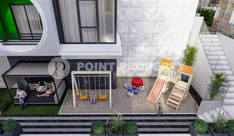 Двухкомнатная квартира, 47м², в строящемся комплексе с оптимальной инфраструктурой, в Махмутларе, Аланья-id-1462-фото-10