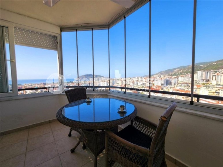 Panoramic apartment with sea and mountain views in a quiet, comfortable area of Alanya - Cikcilli-id-5908-photo-9