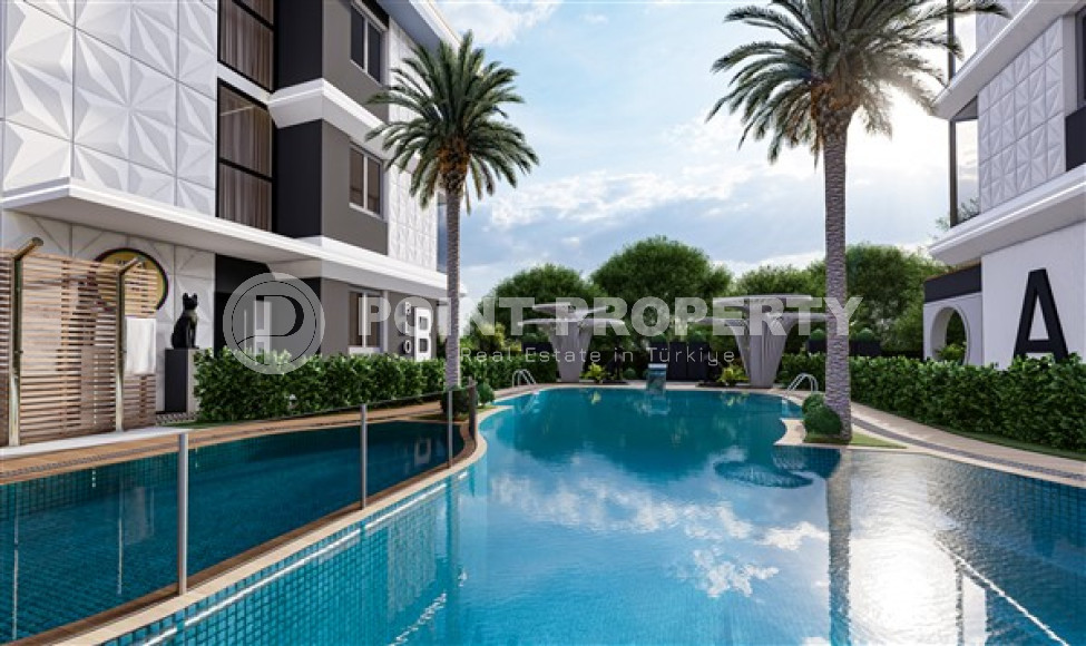 Двухкомнатная квартира, 47м², в строящемся комплексе с оптимальной инфраструктурой, в Махмутларе, Аланья-id-1462-фото-16