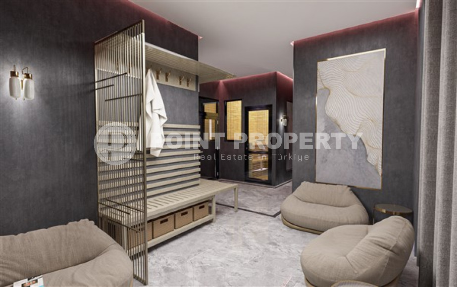 Двухкомнатная квартира, 47м², в строящемся комплексе с оптимальной инфраструктурой, в Махмутларе, Аланья-id-1462-фото-20