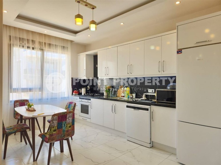 Новая меблированная квартира 2+1, расположенная на 4-м этаже с мансардой, в благоустроенном, уютном районе Аланьи - Оба-id-5914-фото-3