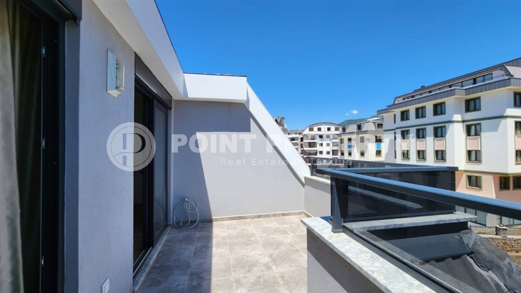 Новая меблированная квартира 2+1, расположенная на 4-м этаже с мансардой, в благоустроенном, уютном районе Аланьи - Оба-id-5914-фото-14