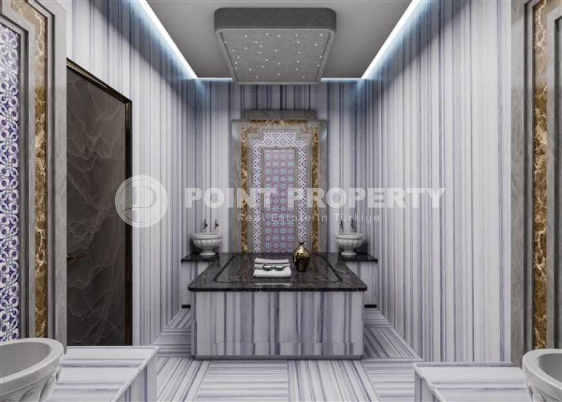 Двухкомнатная квартира, 47м², в строящемся комплексе с оптимальной инфраструктурой, в Махмутларе, Аланья-id-1462-фото-25