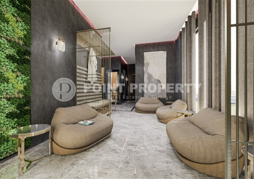 Двухкомнатная квартира, 47м², в строящемся комплексе с оптимальной инфраструктурой, в Махмутларе, Аланья-id-1462-фото-26