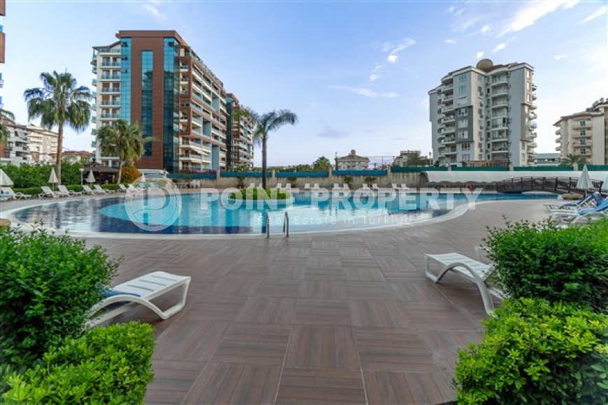 Furnished three-bedroom apartment, 140m², in a luxury complex in Alanya - Cikcilli-id-1463-photo-4