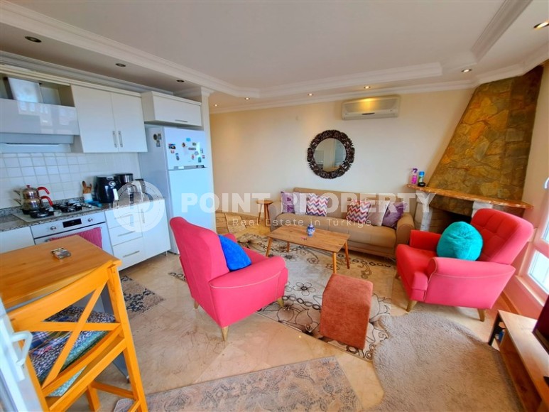 Панорамная квартира с роскошными видами на море, Торосские горы и крепость Аланьи, в элитном районе - Бекташ-id-5920-фото-1