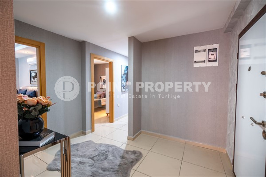 Furnished three-bedroom apartment, 140m², in a luxury complex in Alanya - Cikcilli-id-1463-photo-6