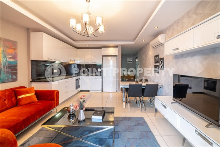 Furnished three-bedroom apartment, 140m², in a luxury complex in Alanya - Cikcilli-id-1463-photo-11