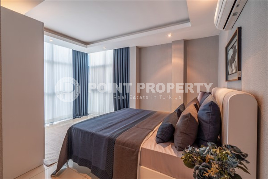Furnished three-bedroom apartment, 140m², in a luxury complex in Alanya - Cikcilli-id-1463-photo-25