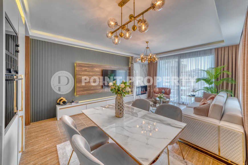 Роскошные трехкомнатные апартаменты в резиденции с инфраструктурой отельного типа в районе Оба, 850 метров к морю-id-5946-фото-3