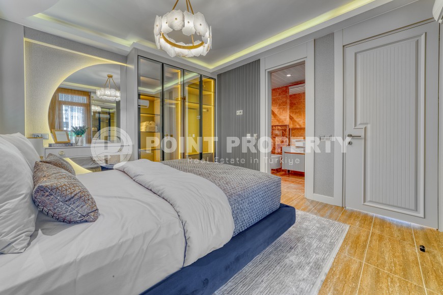 Роскошные трехкомнатные апартаменты в резиденции с инфраструктурой отельного типа в районе Оба, 850 метров к морю-id-5946-фото-10