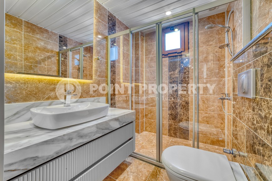 Роскошные трехкомнатные апартаменты в резиденции с инфраструктурой отельного типа в районе Оба, 850 метров к морю-id-5946-фото-14