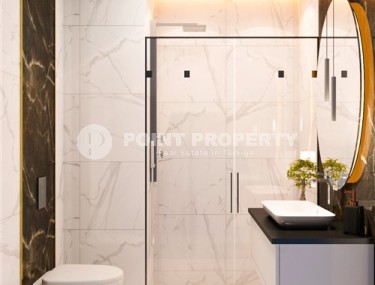 Compact apartment 1+1, with a total area of 55 m2, in a residential complex under construction in the Mahmutlar area-id-5950-photo-4