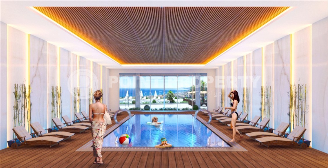 Compact apartment 1+1, with a total area of 55 m2, in a residential complex under construction in the Mahmutlar area-id-5950-photo-6