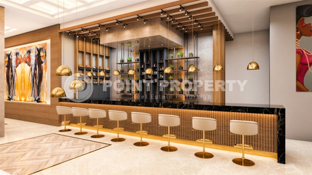 Compact apartment 1+1, with a total area of 55 m2, in a residential complex under construction in the Mahmutlar area-id-5950-photo-8