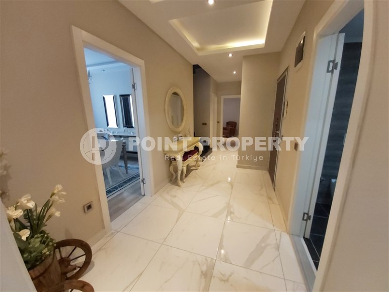 Панорамная двухуровневая квартира с видом на Торосские горы, в 700 метрах от моря, в центре района Махмутлар-id-5956-фото-10