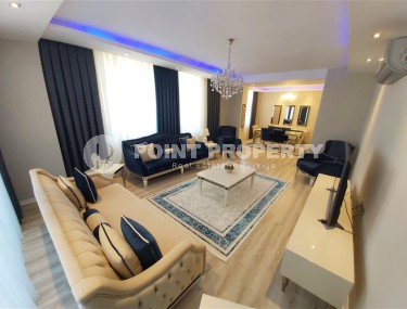 Панорамная двухуровневая квартира с видом на Торосские горы, в 700 метрах от моря, в центре района Махмутлар-id-5956-фото-2