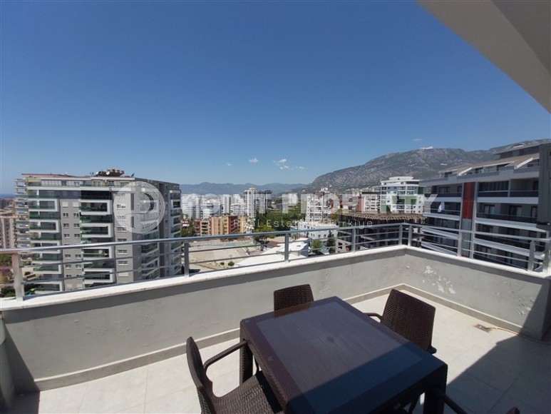 Панорамная двухуровневая квартира с видом на Торосские горы, в 700 метрах от моря, в центре района Махмутлар-id-5956-фото-16