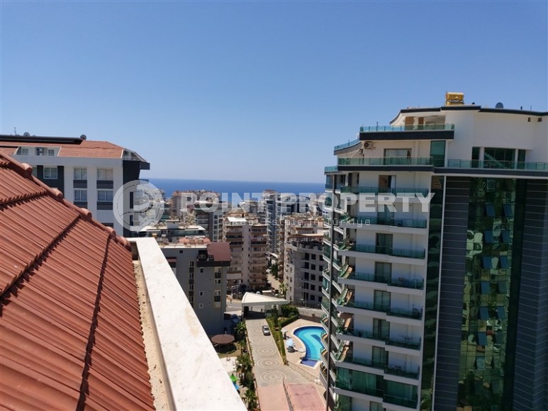 Панорамная двухуровневая квартира с видом на Торосские горы, в 700 метрах от моря, в центре района Махмутлар-id-5956-фото-22